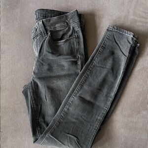 PAIGE Women's Dark Gray Slim Jeans